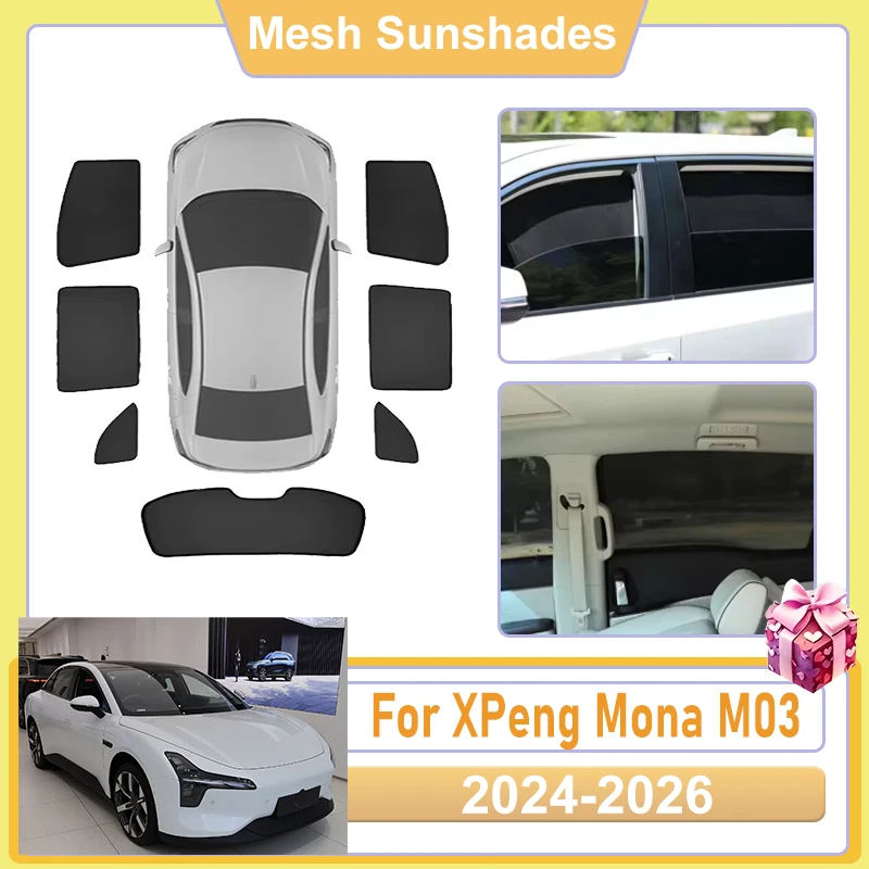 For XPeng Mona M03 Accessories 2024 2025 2026 Car Window Screen Sun Shades Covers Mesh light Shield Heat Shield Net UV Protector
For XPeng Mona M03 Accessories 2024 2025 2026 Car Window Screen Sun Shades Covers Mesh light Shield Heat Shield Net UV Protector
