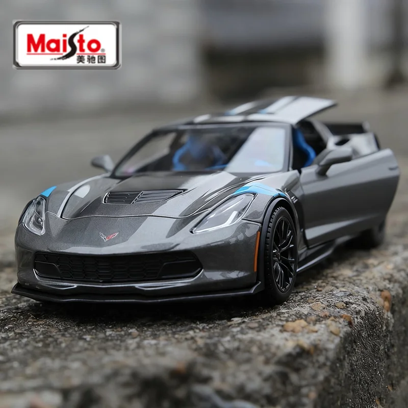 Maisto 1:24 2017, Chevrolet Corvette Grand Sport, модель спортивного автомобиля из сплава, литая под давлением металлическая модель гоночного автомобиля, имитация детских игрушек, подарок
Maisto 1:24 2017, Chevrolet Corvette Grand Sport, модель спортивного автомобиля из сплава, литая под давлением металлическая модель гоночного автомобиля, имитация детских игрушек, подарок
