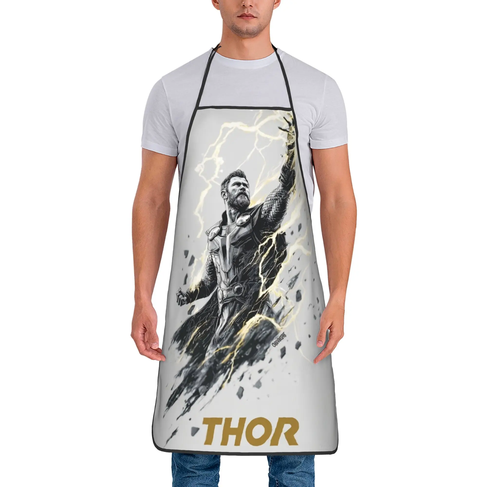 Unisex Fashion Thor Bib Apron Chef Tablier Kitchen Chef Cooking Baking Bib Marvel Cuisine for Painting
Unisex Fashion Thor Bib Apron Chef Tablier Kitchen Chef Cooking Baking Bib Marvel Cuisine for Painting