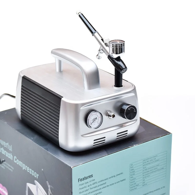 Copper Cake Airbrush Nail Art Professional Airbrush Makeup Machine Kit with 45PSI Portable Design
Copper Cake Airbrush Nail Art Professional Airbrush Makeup Machine Kit with 45PSI Portable Design