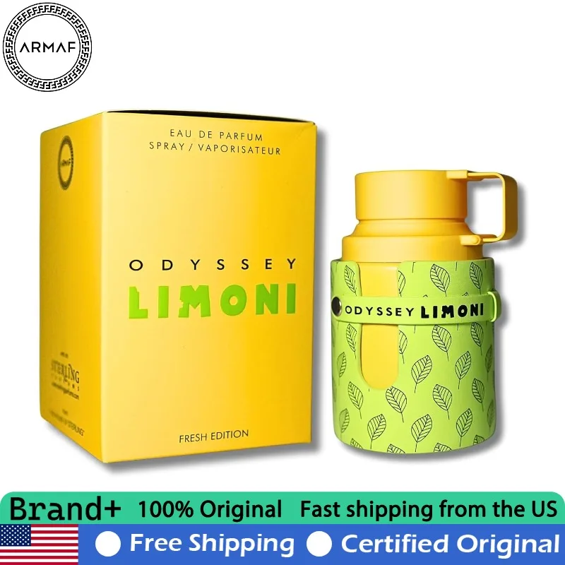 Armaf Odyssey Limoni Fresh Eau de Parfum Spray 100 ML Lasting Citrus Aquatic Unisex Fragrance 3.4 Ounce Premium Arabian Perfumes
Armaf Odyssey Limoni Fresh Eau de Parfum Spray 100 ML Lasting Citrus Aquatic Unisex Fragrance 3.4 Ounce Premium Arabian Perfumes