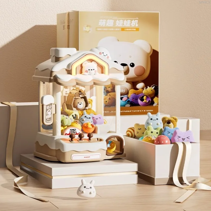 Автоматическая мини-машина с когтями, игрушки для детей, игровая игра с монетоприемником, аркадный кран, кукольные машины, детские подарки на день рождения, Рождество
Автоматическая мини-машина с когтями, игрушки для детей, игровая игра с монетоприемником, аркадный кран, кукольные машины, детские подарки на день рождения, Рождество