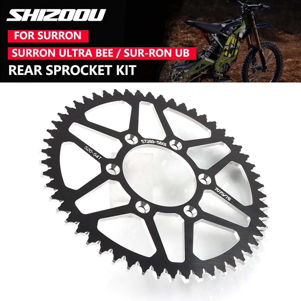 For SURRON Ultra Bee 54T Sprocket Disc E-bikes Off-road Motorcycles Accessories for SURRON Parts
For SURRON Ultra Bee 54T Sprocket Disc E-bikes Off-road Motorcycles Accessories for SURRON Parts