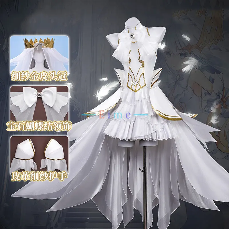 Tobiichi Origami Косплей Костюм Женское Белое Платье Ангел Одежда Хэллоуин Карнавальная Униформа Рождественский Фестивальный Костюм На Заказ
Tobiichi Origami Косплей Костюм Женское Белое Платье Ангел Одежда Хэллоуин Карнавальная Униформа Рождественский Фестивальный Костюм На Заказ