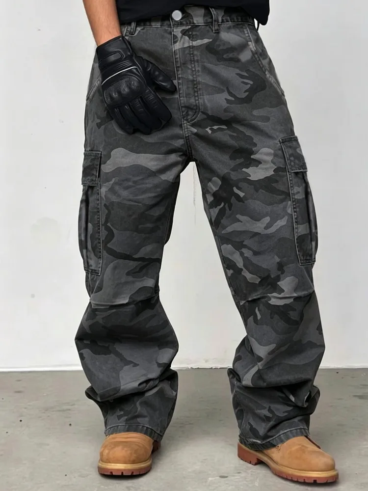 2026 New Men's Camo Cargo Jeans 100% Cotton All-Season Loose Straight Denim Pants Harajuku Streetwear Tactical Workwear Trousers
2026 New Men's Camo Cargo Jeans 100% Cotton All-Season Loose Straight Denim Pants Harajuku Streetwear Tactical Workwear Trousers
