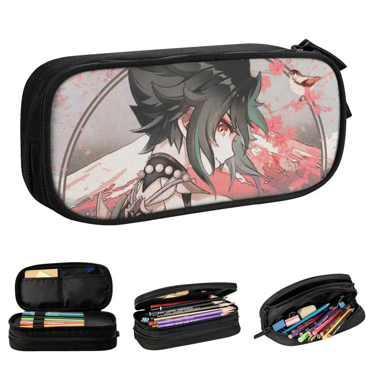 Anime Xiao Pencil Cases Classic Genshin Impact Retro Pen Holder Bag Student Big Capacity Students School Cosmetic Pencil Pouch
Anime Xiao Pencil Cases Classic Genshin Impact Retro Pen Holder Bag Student Big Capacity Students School Cosmetic Pencil Pouch