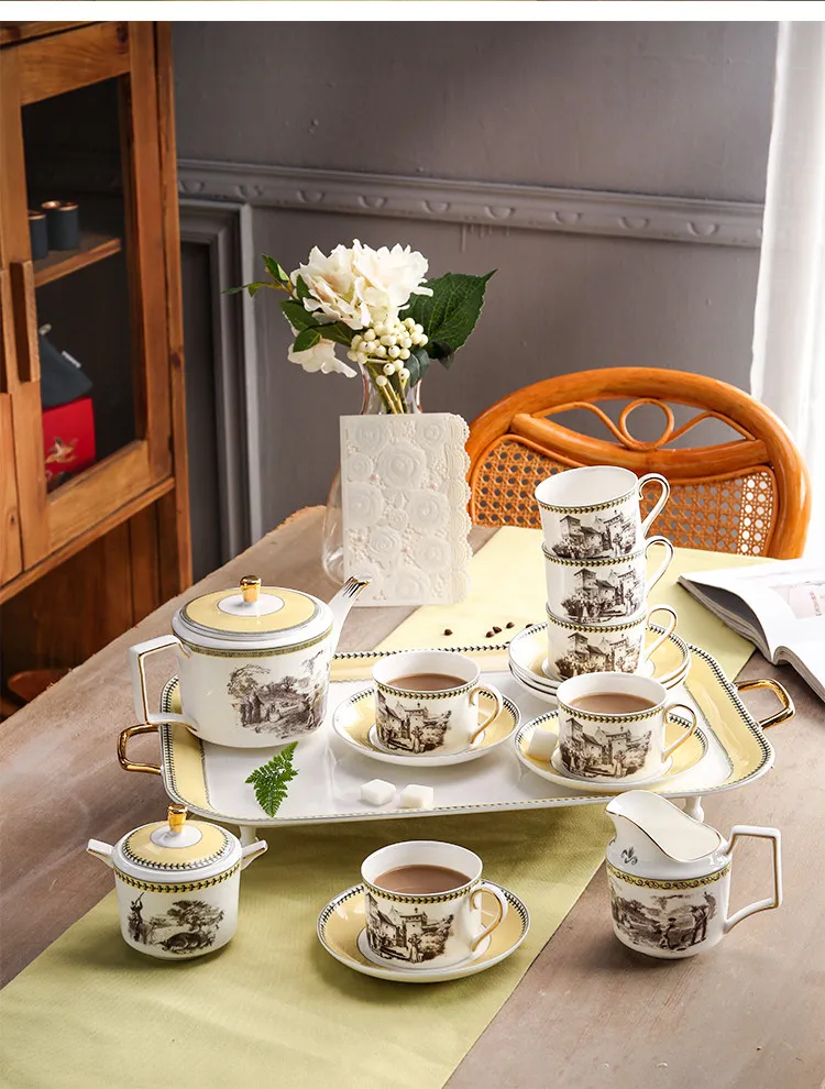 afternoon tea tea set cup and saucer coffee set ceramic suit
afternoon tea tea set cup and saucer coffee set ceramic suit