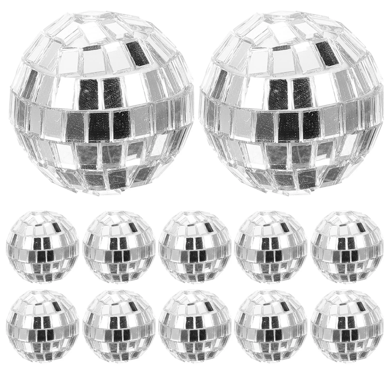 12 pcs 3CM Mirror Disco Balls Reflective Hanging Decoration Silver Glass Party Supplies Wedding Gathering Decor
12 pcs 3CM Mirror Disco Balls Reflective Hanging Decoration Silver Glass Party Supplies Wedding Gathering Decor