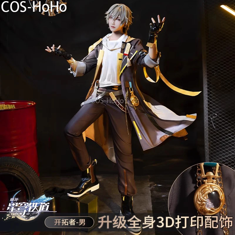 COS-HoHo Honkai: Star Rail Trailblazer Caelus игровой костюм красивая униформа косплей костюм Хэллоуин вечерние наряд для ролевых игр мужской костюм
COS-HoHo Honkai: Star Rail Trailblazer Caelus игровой костюм красивая униформа косплей костюм Хэллоуин вечерние наряд для ролевых игр мужской костюм