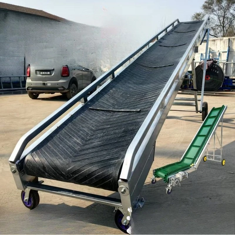 Heavy Duty Conveyor Belt Small Home Conveyor Inclined Belt Loader Truck Loading Unloading Conveyor Lift Type Transport Machine
Heavy Duty Conveyor Belt Small Home Conveyor Inclined Belt Loader Truck Loading Unloading Conveyor Lift Type Transport Machine