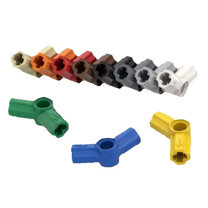 100pcs 32192 Axle And Pin Connector Angled Bricks Collections Bulk Modular GBC Toys For Technical MOC DIY Building Block