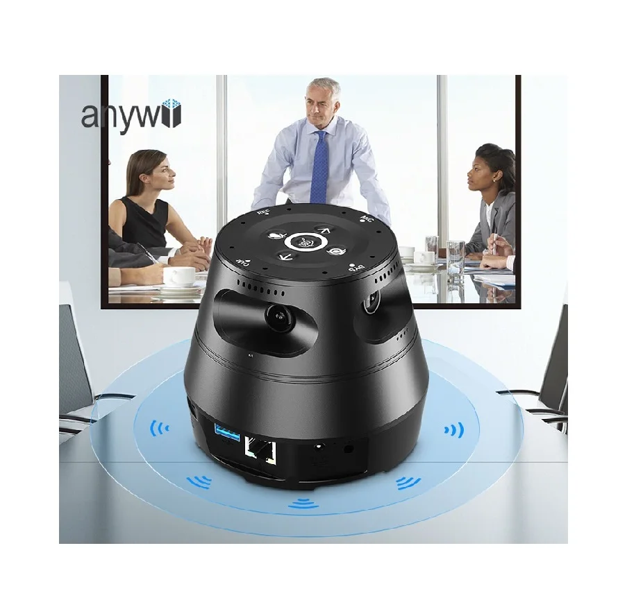 Камеры для конференций Anywii 8 Мп Камера с искусственным интеллектом для голосового слежения Камера Ptz для конференц-связи
Камеры для конференций Anywii 8 Мп Камера с искусственным интеллектом для голосового слежения Камера Ptz для конференц-связи