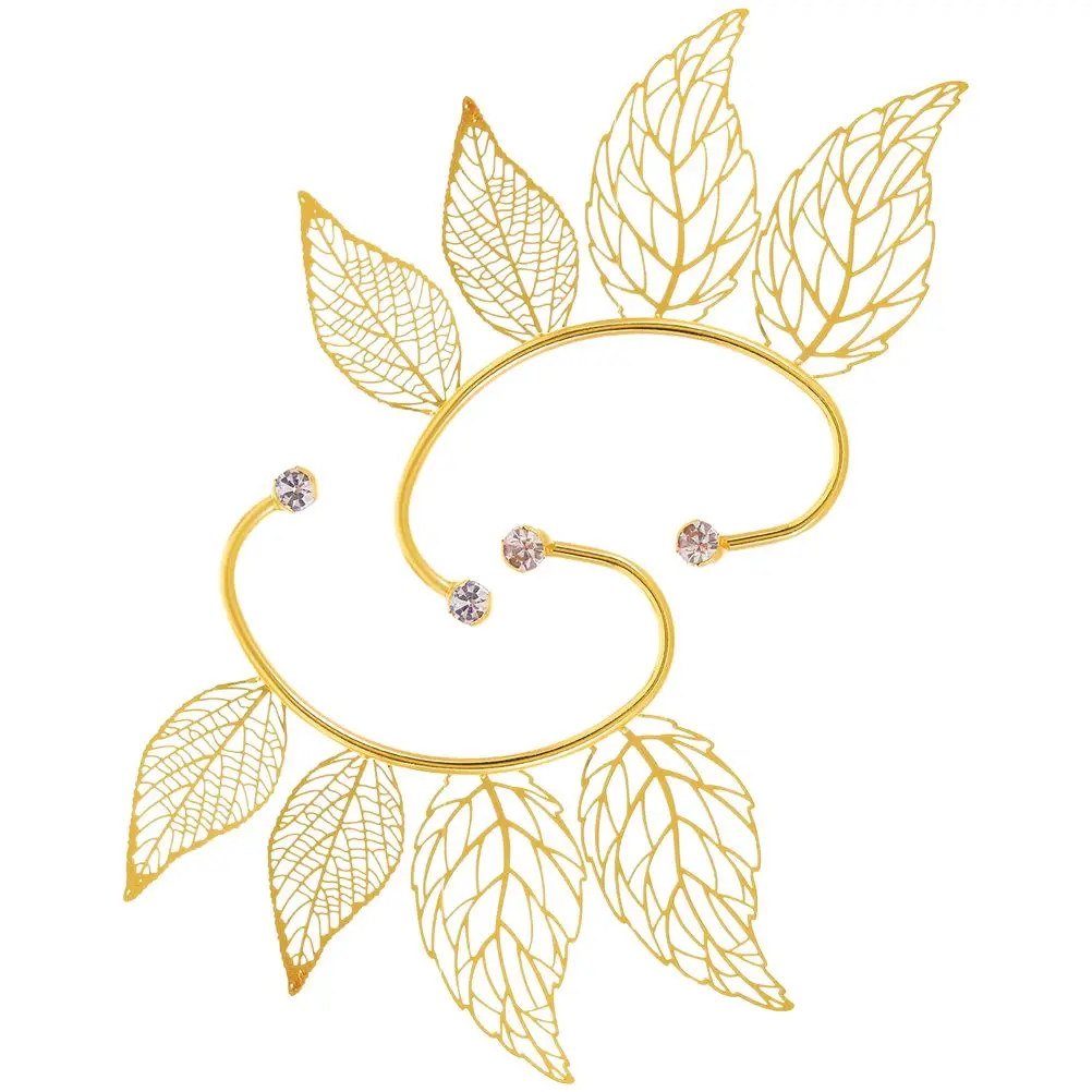 2 Pcs Leaf Style Ear Cuff Earrings Non Piercing Lightweight Comfortable Color Suitable for Everyday Wear Party Prom
2 Pcs Leaf Style Ear Cuff Earrings Non Piercing Lightweight Comfortable Color Suitable for Everyday Wear Party Prom