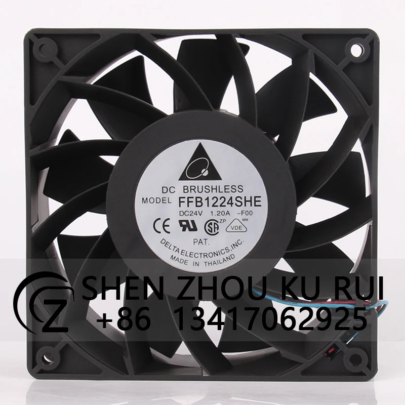 FFB1224SHE чехол Вентилятор Для Delta DC24V 1.20A 120X120X38MM 12CM 12038 инвертор объемности воздуха с двойным шарикоподшипником, охлаждающий вентилятор
FFB1224SHE чехол Вентилятор Для Delta DC24V 1.20A 120X120X38MM 12CM 12038 инвертор объемности воздуха с двойным шарикоподшипником, охлаждающий вентилятор