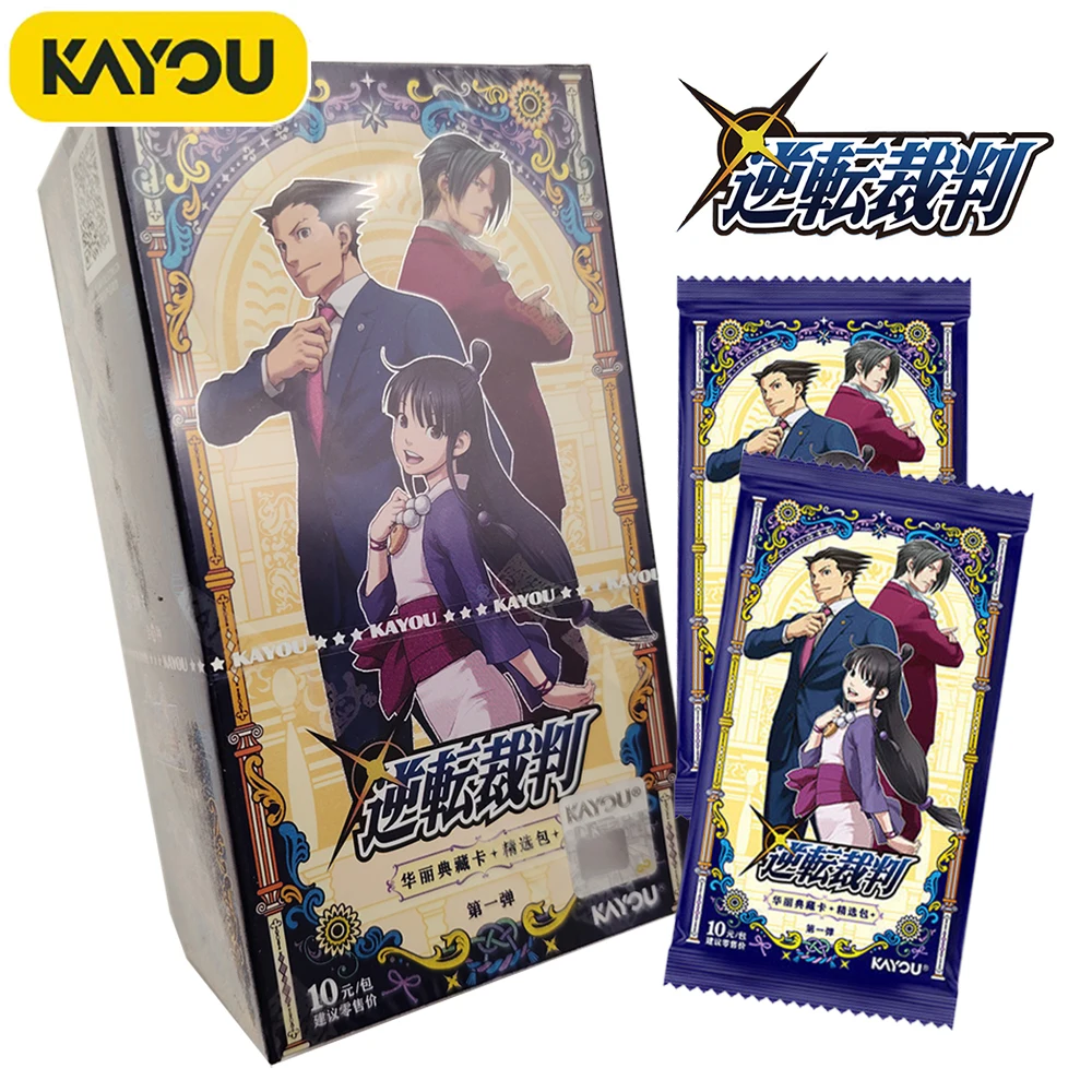 New Official Kayou Ace Attorney Collection Card Suspense Mystery Theme Simulation Game Exquisite Peripheral Cards Desktop Toys
New Official Kayou Ace Attorney Collection Card Suspense Mystery Theme Simulation Game Exquisite Peripheral Cards Desktop Toys