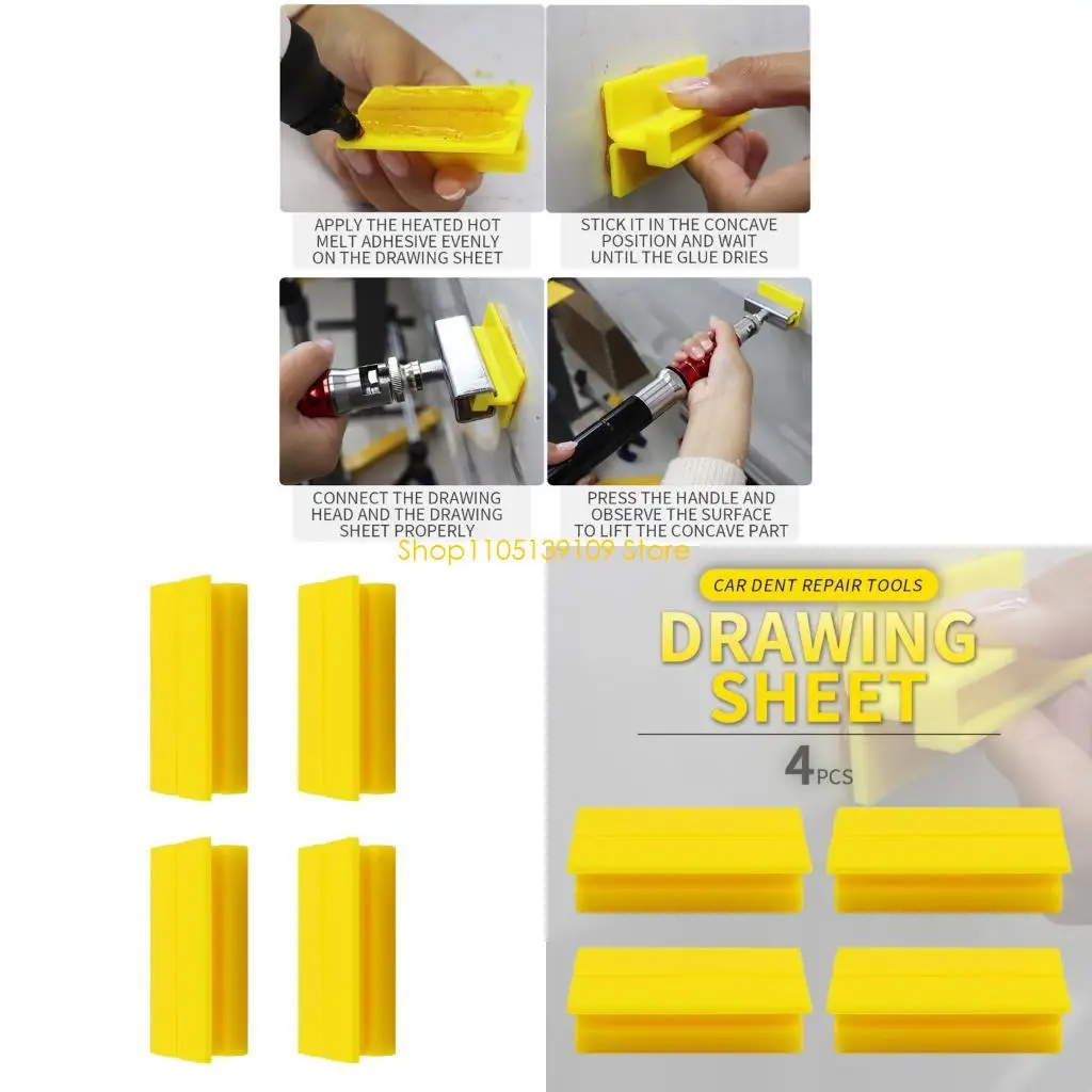 P5ED Car Body Dents Remover Glues Sheet 90° Removal Pulling Sheet Puller Sheet Pack of 4
P5ED Car Body Dents Remover Glues Sheet 90° Removal Pulling Sheet Puller Sheet Pack of 4