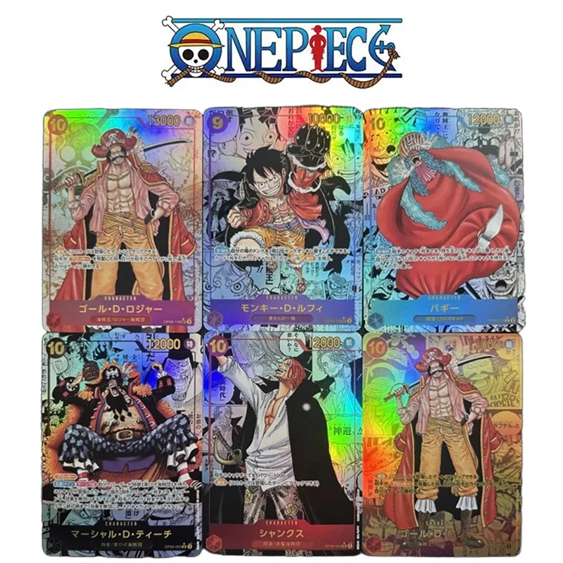 One Piece OPCG Four Emperors Monkey D Luffy Gol D Roger Shanks Marshall D Teach Buggy Diy Game Коллекционные карты Подарок на день рождения
One Piece OPCG Four Emperors Monkey D Luffy Gol D Roger Shanks Marshall D Teach Buggy Diy Game Коллекционные карты Подарок на день рождения