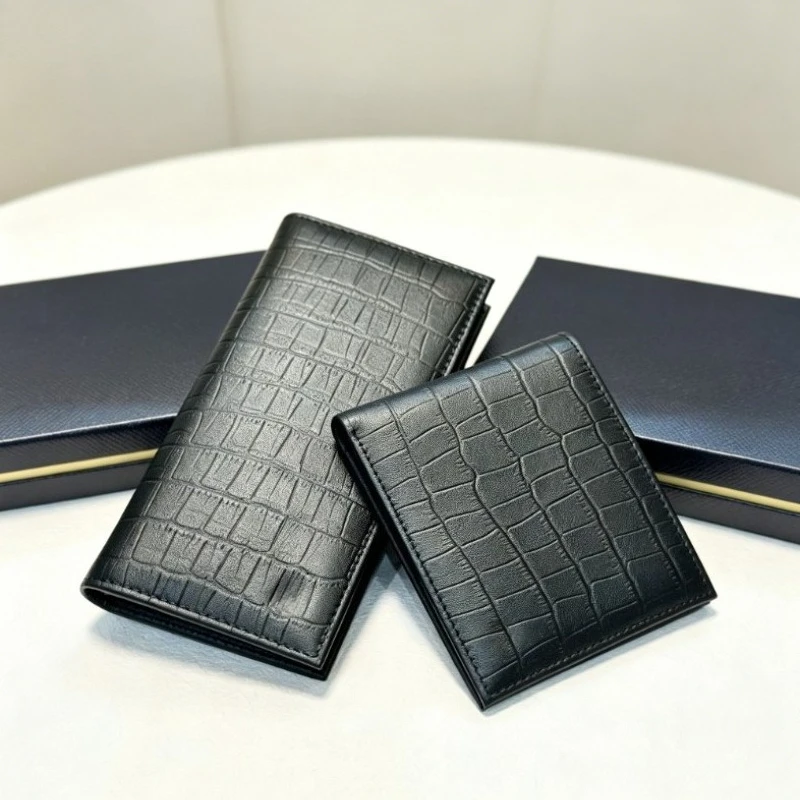 Men's Crocodile Embossed Leather Wallet Luxury Bifold Slim Purse with Multiple Card Slots Classic Business Card Holder for Men
Men's Crocodile Embossed Leather Wallet Luxury Bifold Slim Purse with Multiple Card Slots Classic Business Card Holder for Men