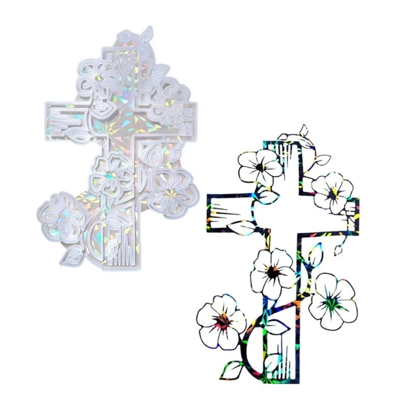 J78F High Quality Silicone Crucifix Resin Mold Delicate Silicone Flower Crosses Mold for Making Decorative Art Pieces
J78F High Quality Silicone Crucifix Resin Mold Delicate Silicone Flower Crosses Mold for Making Decorative Art Pieces