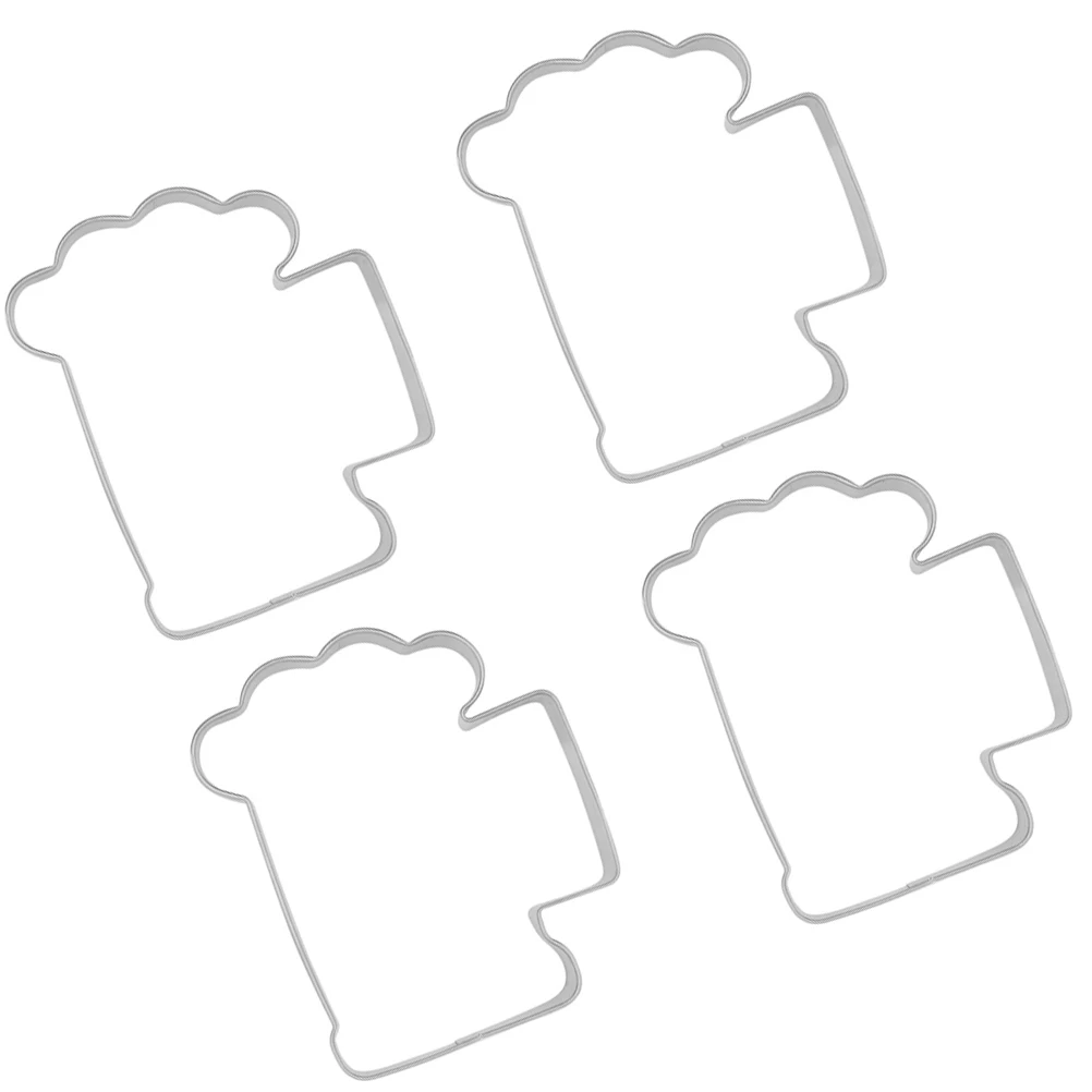 4 Pcs Circle Cutter Cookie Cutters Stainless Steel Sandwich DIY Biscuits Mold Silver
4 Pcs Circle Cutter Cookie Cutters Stainless Steel Sandwich DIY Biscuits Mold Silver