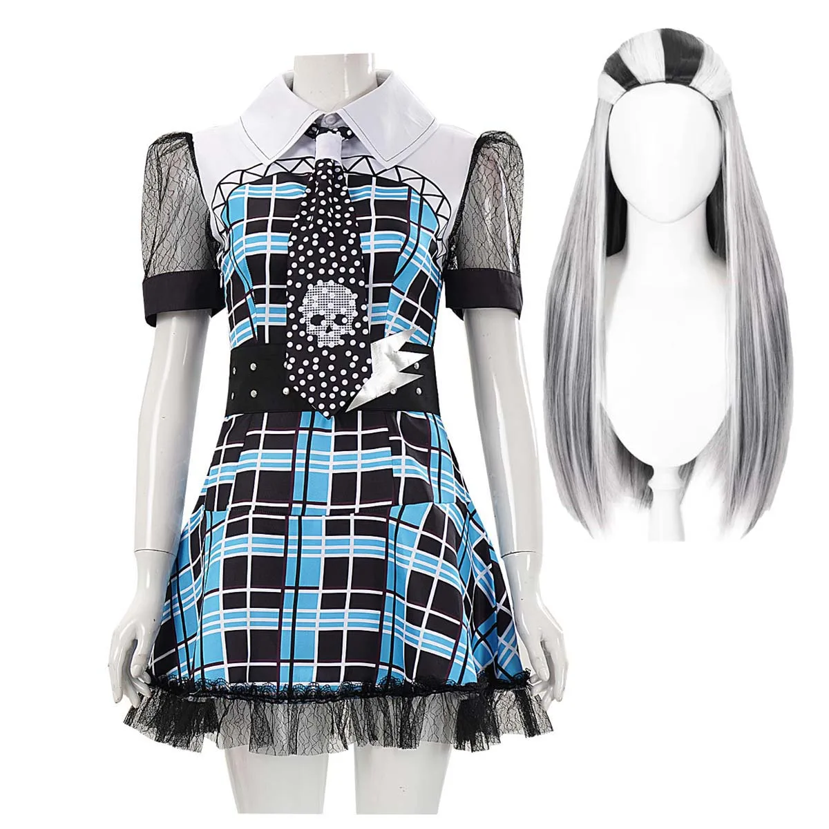 Halloween Christmas Party Anime Franky Stein Cosplay Dress Girl Costume Or Wig
Halloween Christmas Party Anime Franky Stein Cosplay Dress Girl Costume Or Wig