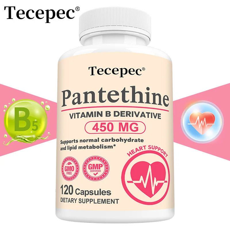 Pantethine supplements, with antioxidant properties, support cardiovascular and heart health, and promote blood flow
Pantethine supplements, with antioxidant properties, support cardiovascular and heart health, and promote blood flow