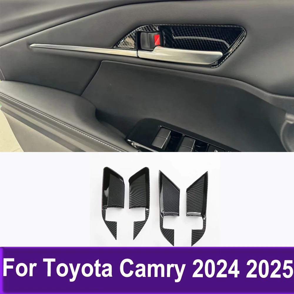 Интерьерные аксессуары для Toyota Camry 2024 2025 углеродное волокно боковая Дверная ручка Крышка отделка стикер автостайлинг
Интерьерные аксессуары для Toyota Camry 2024 2025 углеродное волокно боковая Дверная ручка Крышка отделка стикер автостайлинг