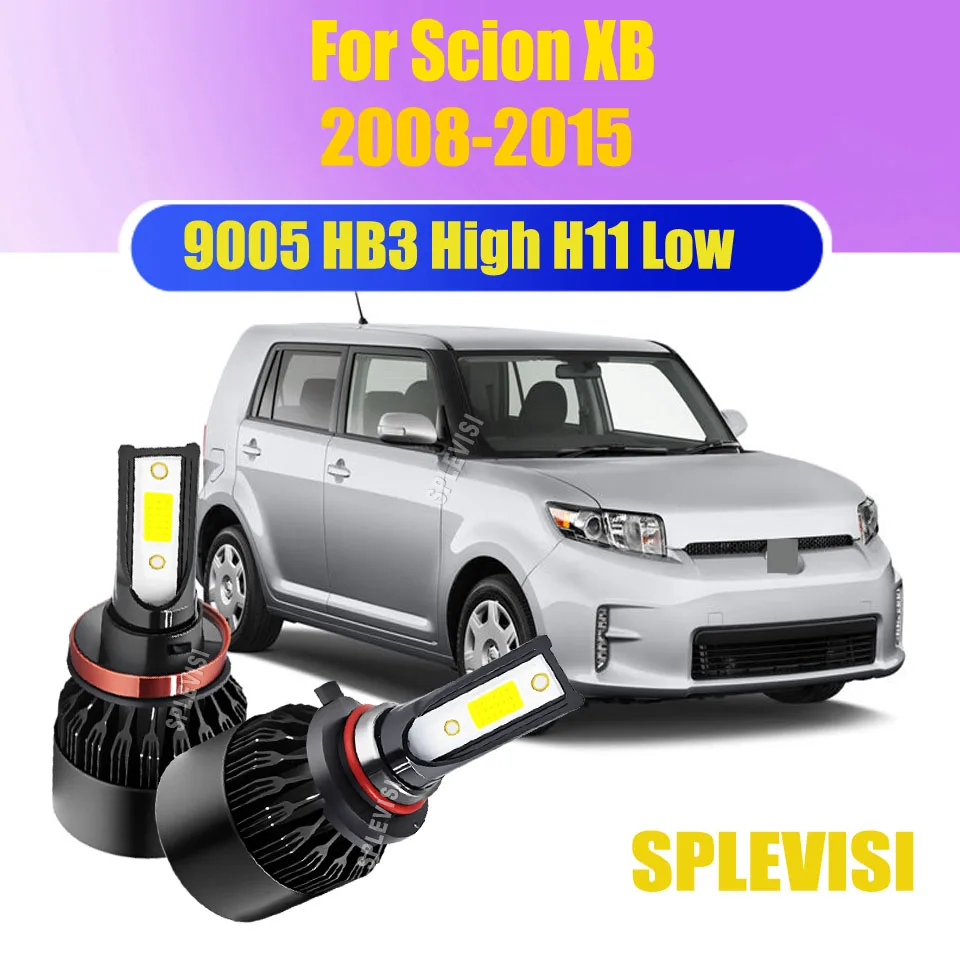 LED 60W White Headlight High Low Beam - Excellent Fog/Rain Penetration For Scion XB 2008 2009 2010 2011 2012 2013 2014 2015
LED 60W White Headlight High Low Beam - Excellent Fog/Rain Penetration For Scion XB 2008 2009 2010 2011 2012 2013 2014 2015