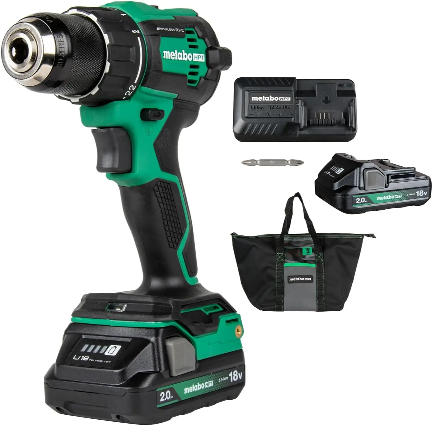 18V Cordless Brushless Drill Kit with High Torque, Compact Design, and Two Batteries for Efficient DIY Projects
18V Cordless Brushless Drill Kit with High Torque, Compact Design, and Two Batteries for Efficient DIY Projects