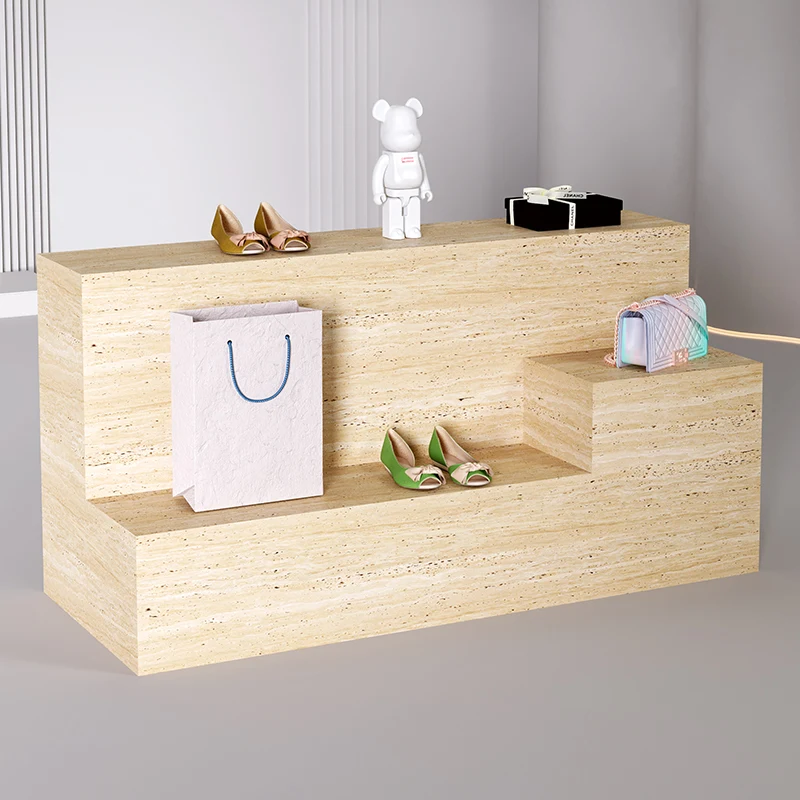 Commercial display clothing store Dongshi Nakajima Tai Liushuitai shoe store display table in the middle exhibition hall storage
Commercial display clothing store Dongshi Nakajima Tai Liushuitai shoe store display table in the middle exhibition hall storage