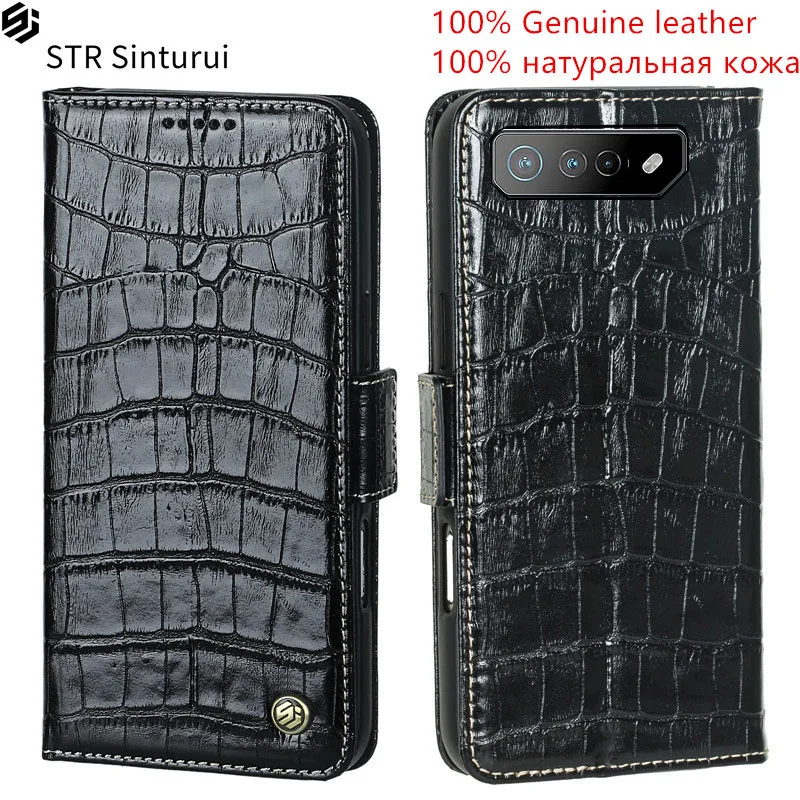 STR 100% Genuine leather crocodile grain card Slot Wallet Cover For Asus ROG Phone 7 6D Ultimate 6 Flip shockproof phone Case
STR 100% Genuine leather crocodile grain card Slot Wallet Cover For Asus ROG Phone 7 6D Ultimate 6 Flip shockproof phone Case
