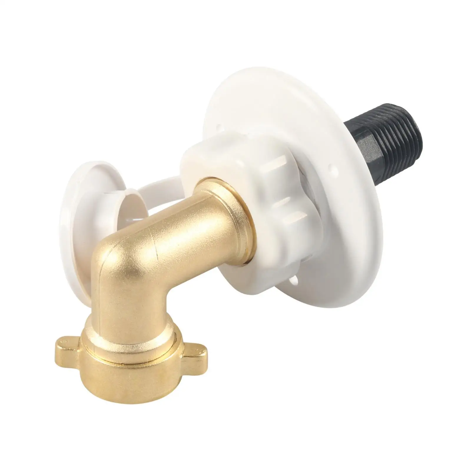 RV City Water Fill Inlet Kit with Check Valve and Hose Elbow Brass Pipe Threads for Camper Trailer Marine Professional
RV City Water Fill Inlet Kit with Check Valve and Hose Elbow Brass Pipe Threads for Camper Trailer Marine Professional