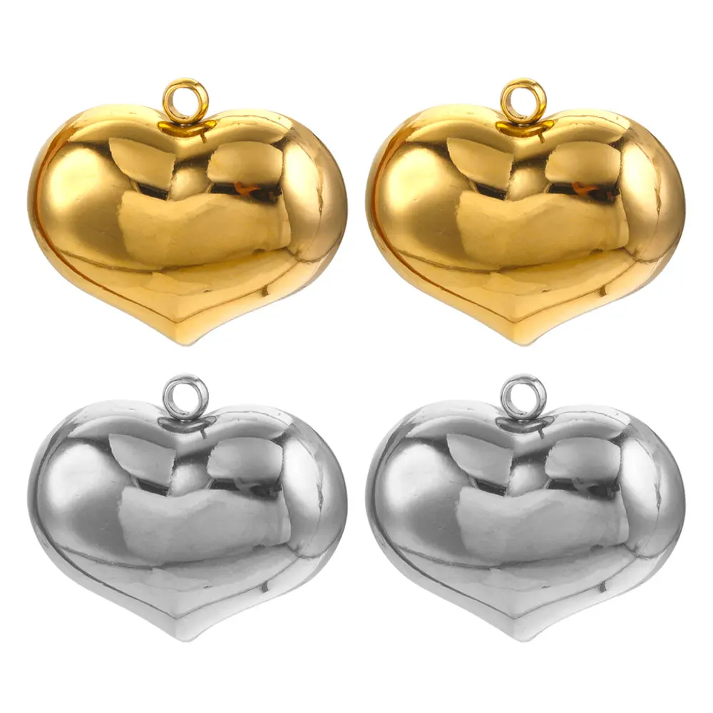 2pcs Stainless Steel Large Heart Charm Hollow Core Love Pendant for DIY Earrings Necklace Jewelry Making Dangle Finding Parts
2pcs Stainless Steel Large Heart Charm Hollow Core Love Pendant for DIY Earrings Necklace Jewelry Making Dangle Finding Parts