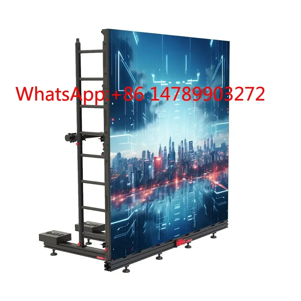 P4.8 Indoor Outdoor Movable LED Video Wall Panel Mobile Stage Backdrop Rental Display
P4.8 Indoor Outdoor Movable LED Video Wall Panel Mobile Stage Backdrop Rental Display