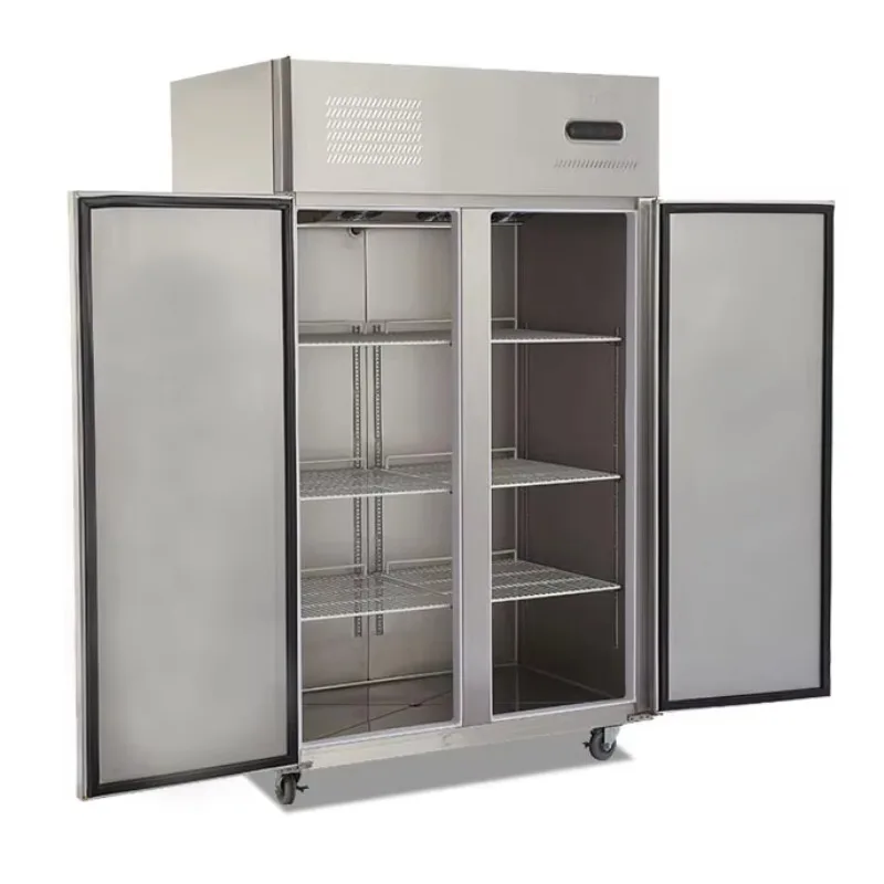 Commercial Hotel Restaurants Stainless Steel Double Door Upright Display Cooler Air Cooling for Sale
Commercial Hotel Restaurants Stainless Steel Double Door Upright Display Cooler Air Cooling for Sale