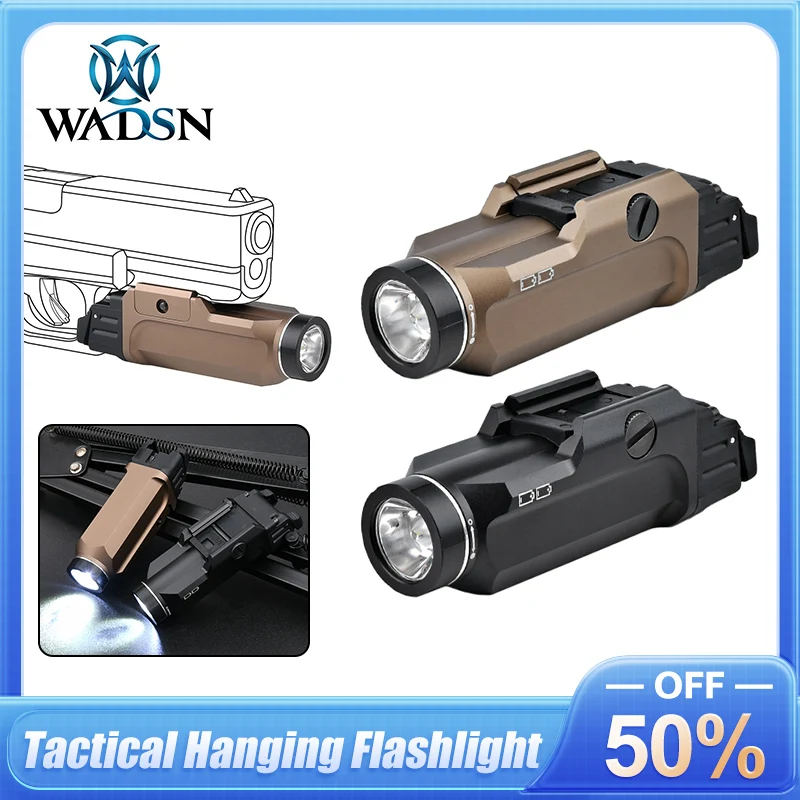 WADSN Tactical Metal Hanging Flashlight StreamL TL-R 1000 Lumens Strobe Dual Function Switch High Power Airsoft Hunting Light
WADSN Tactical Metal Hanging Flashlight StreamL TL-R 1000 Lumens Strobe Dual Function Switch High Power Airsoft Hunting Light