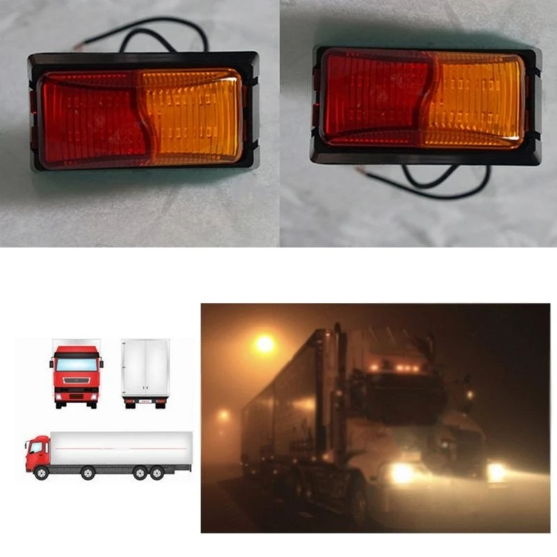 A2UC 4PCS/PACK SIDE MARKER MSTERER 8 Светодиоды Mlinker Light для 12V-30 В грузовой прицеп.
A2UC 4PCS/PACK SIDE MARKER MSTERER 8 Светодиоды Mlinker Light для 12V-30 В грузовой прицеп.
