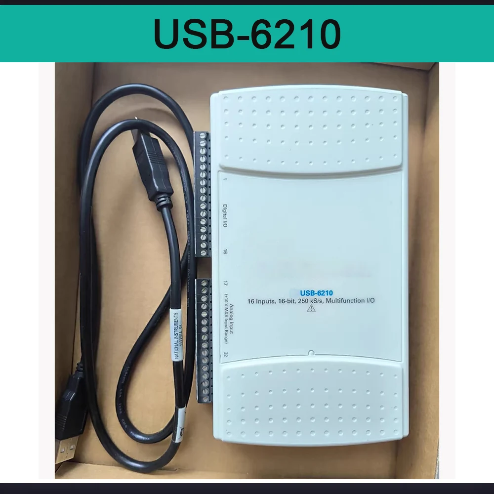 Карта сбора данных Карта сбора данных USB 16 аналоговых входов 779675-01 USB-6210
Карта сбора данных Карта сбора данных USB 16 аналоговых входов 779675-01 USB-6210