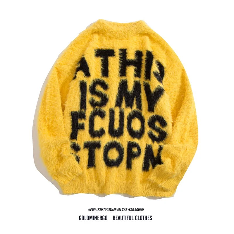 Американский ретро Sle круглый вязаный свитер из искусственного меха, повседневный свободный осенне-зимний трикотаж Laid-ba BF Sle для пар...
Американский ретро Sle круглый вязаный свитер из искусственного меха, повседневный свободный осенне-зимний трикотаж Laid-ba BF Sle для пар...