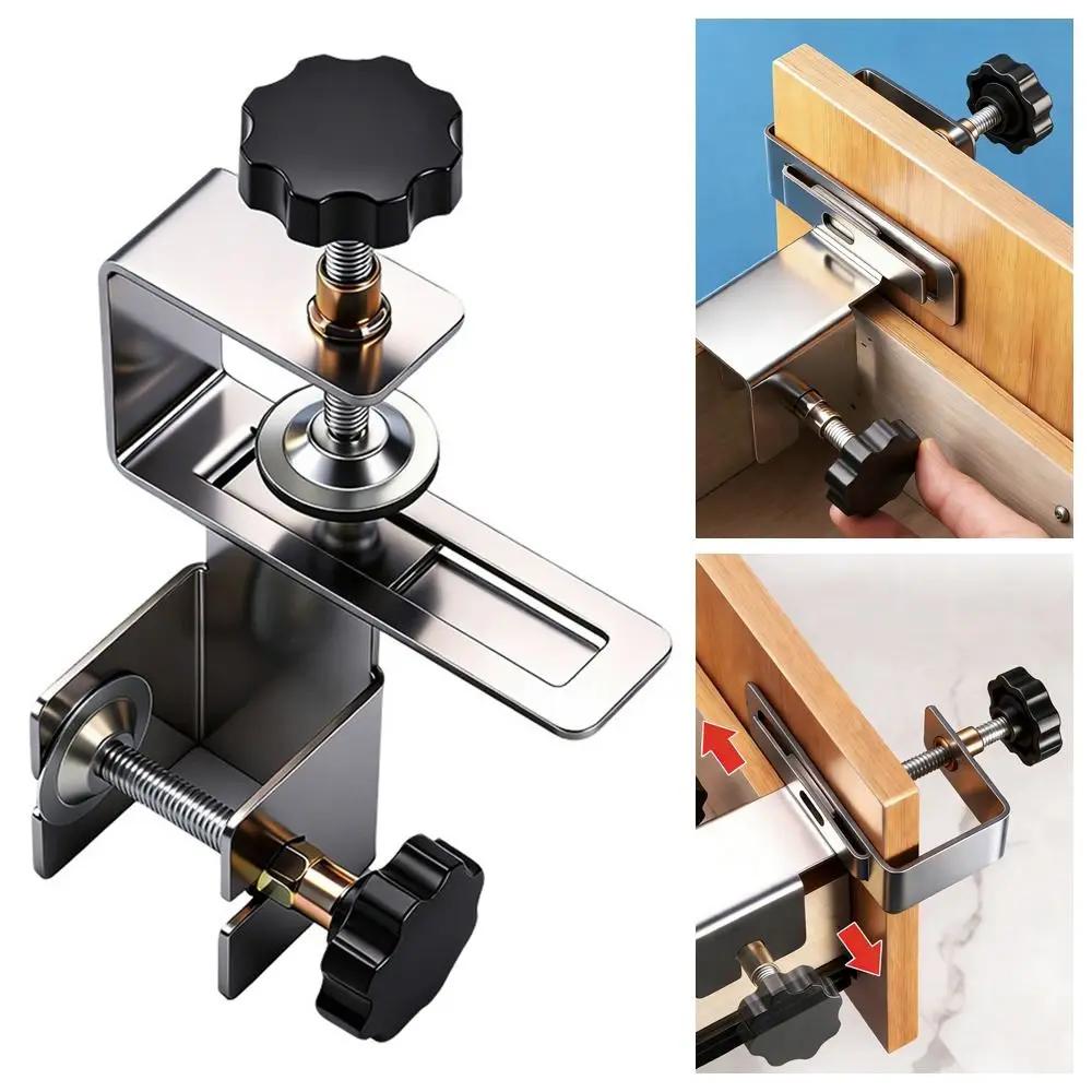 Duty Drawer Fixing Clip Adjustable No Handle Drawer Fixing Bracket Universal Drawer Installation Clamp Thickened Heavy
Duty Drawer Fixing Clip Adjustable No Handle Drawer Fixing Bracket Universal Drawer Installation Clamp Thickened Heavy