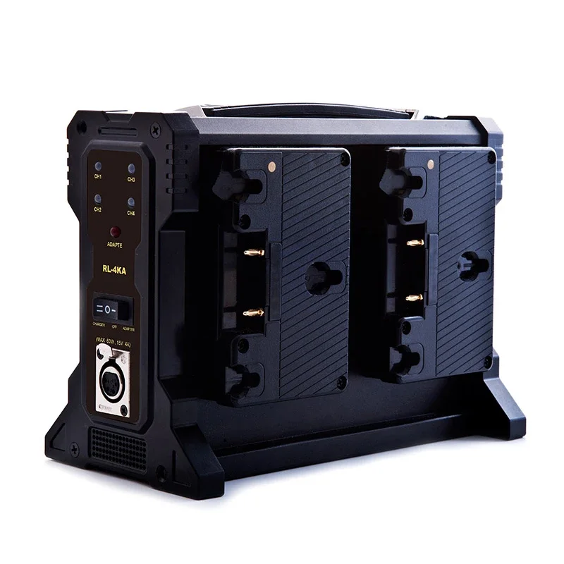 Rolux RL-4KA Camera 4 Channels Anton Bauer Mount Battery Charger for Gold Mount Camera Battery
Rolux RL-4KA Camera 4 Channels Anton Bauer Mount Battery Charger for Gold Mount Camera Battery