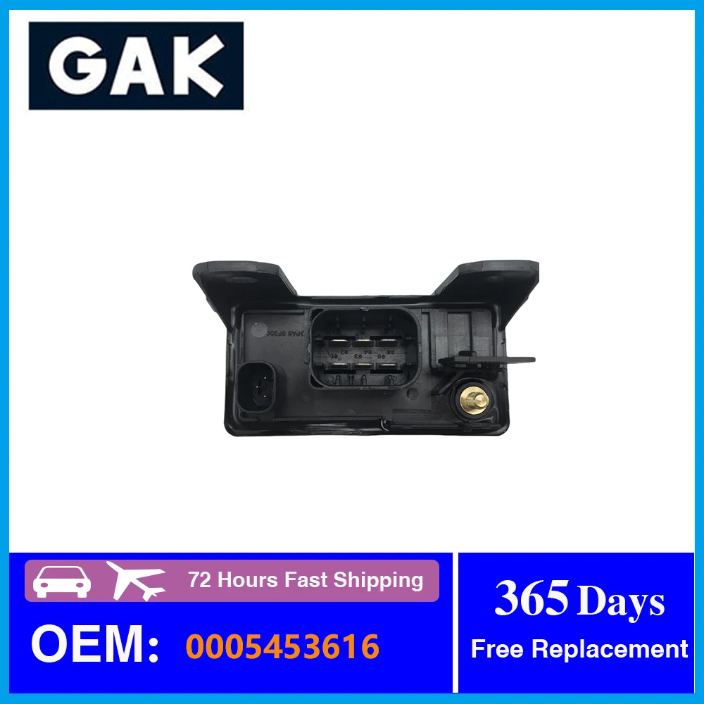 GAK Brand 0005453616 For Mercedes-Benz Glow Plug System Relay W202 W203 S202 S203 C209 W210 W211
GAK Brand 0005453616 For Mercedes-Benz Glow Plug System Relay W202 W203 S202 S203 C209 W210 W211