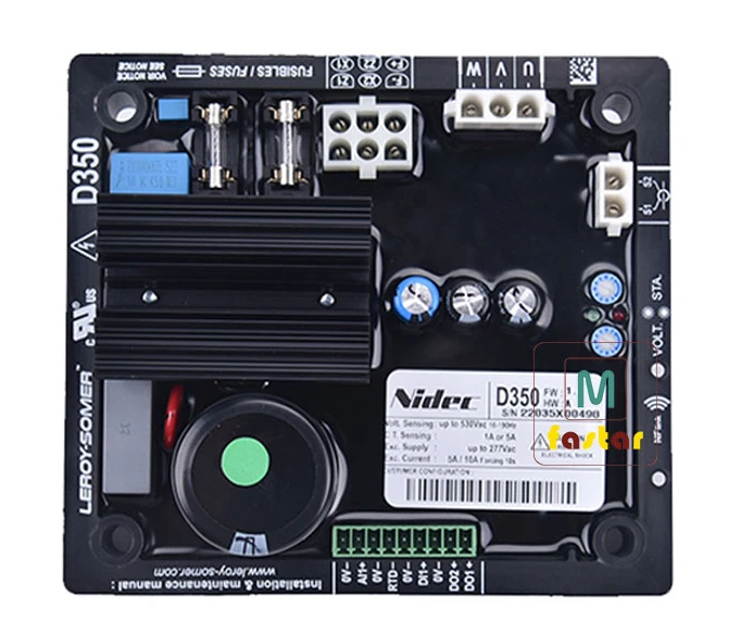 Leroy Somer D350 Diesel Brushless Generator Accessories Automatic Voltage Regulator Excitation Stabilizer Board
Leroy Somer D350 Diesel Brushless Generator Accessories Automatic Voltage Regulator Excitation Stabilizer Board