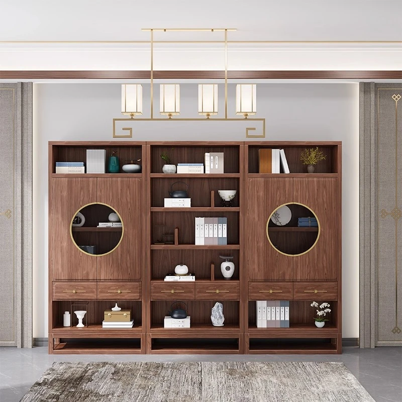 Bookcase combination locker office study all solid wood bookshelf furniture
Bookcase combination locker office study all solid wood bookshelf furniture