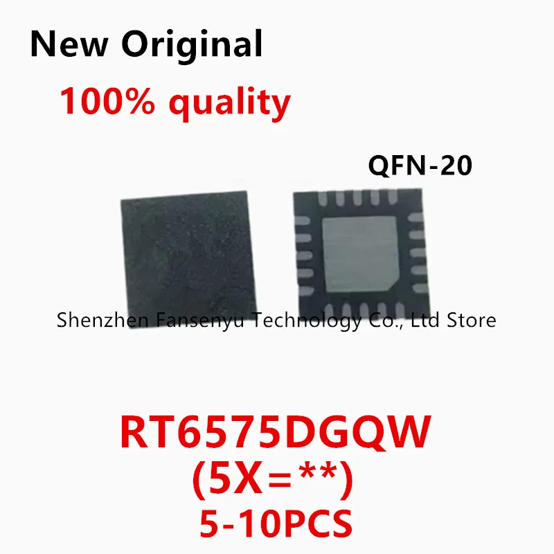 (5-10piece)100% New RT6575DGQW Silk Screen 5X=1J 5X=1E 5X=2K 5X= QFN20 RT6575D Chipset
(5-10piece)100% New RT6575DGQW Silk Screen 5X=1J 5X=1E 5X=2K 5X= QFN20 RT6575D Chipset
