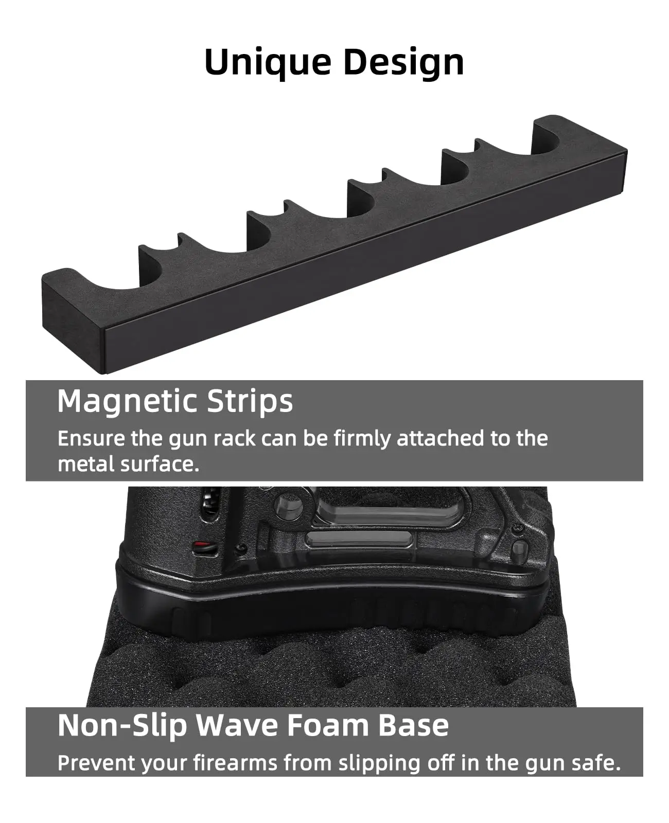 Airsoft Indoor Foam Gun Rack for Storage Rifle Rack with Magnetic Strip Gun Safe Cabinet Accessories Shotgun Holder Quick Access
Airsoft Indoor Foam Gun Rack for Storage Rifle Rack with Magnetic Strip Gun Safe Cabinet Accessories Shotgun Holder Quick Access