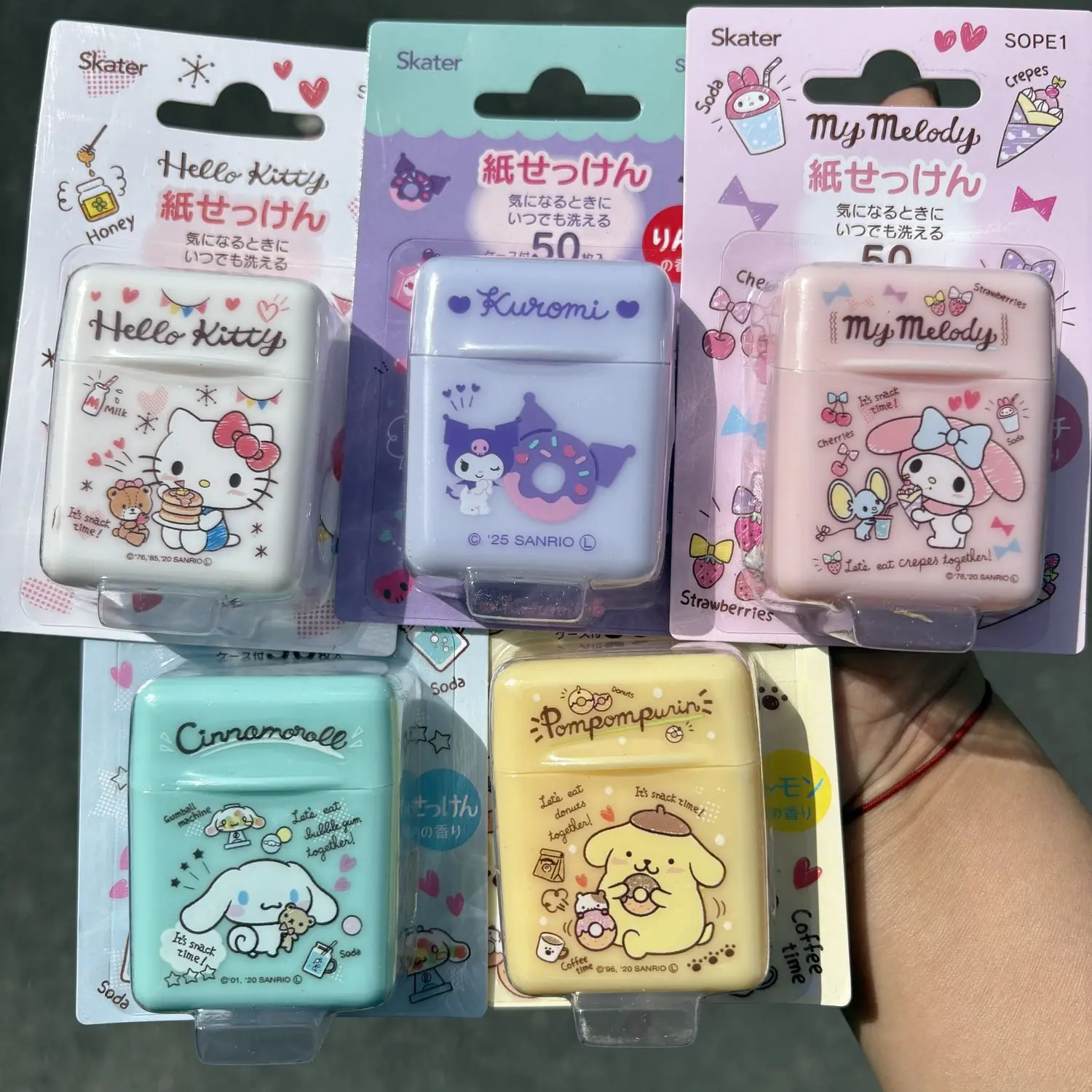 Аниме-мыло Sanrio в хлопьях: портативное мини-мыло Cinnamoroll, Melody, Kuromi, Pom Pom Purin для мытья рук студентам и детям, 2026
Аниме-мыло Sanrio в хлопьях: портативное мини-мыло Cinnamoroll, Melody, Kuromi, Pom Pom Purin для мытья рук студентам и детям, 2026