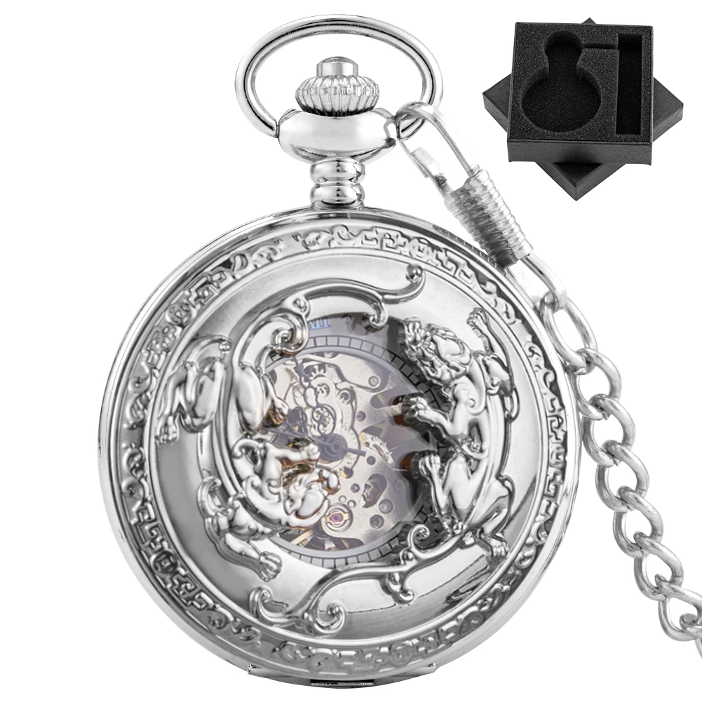 Винтажные полуохотничьи ящерицы, ручные механические карманные часы, серебряные карманные часы с подвеской на цепочке, ретро синие римские цифры, дисплей
Винтажные полуохотничьи ящерицы, ручные механические карманные часы, серебряные карманные часы с подвеской на цепочке, ретро синие римские цифры, дисплей