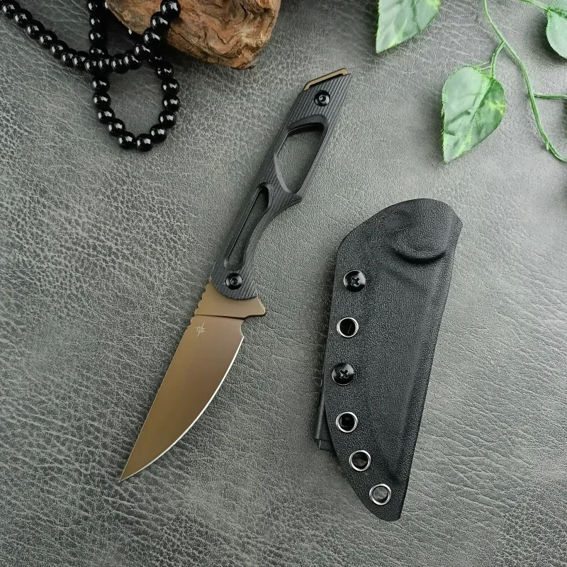 TOOR High Hardness Straight Knife D2 Steel G10 Handle, Outdoor Camping Portable EDC Tactical Hunting Knife Window Breaker
TOOR High Hardness Straight Knife D2 Steel G10 Handle, Outdoor Camping Portable EDC Tactical Hunting Knife Window Breaker
