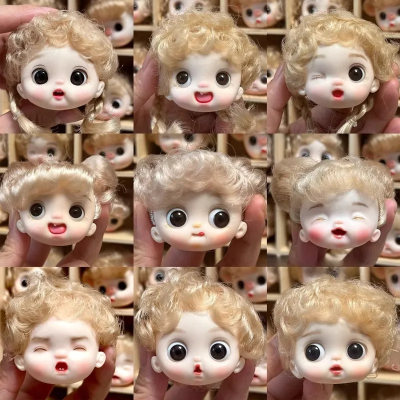 Голова куклы OB11 для макияжа, DIY, ручная работа, для создания причесок и моделей лиц персонажей мультфильмов, декоративные аксессуары для кукол
Голова куклы OB11 для макияжа, DIY, ручная работа, для создания причесок и моделей лиц персонажей мультфильмов, декоративные аксессуары для кукол